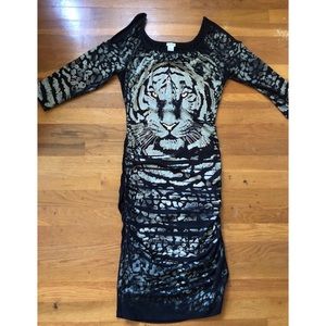Cache dress Tiger Face Size M